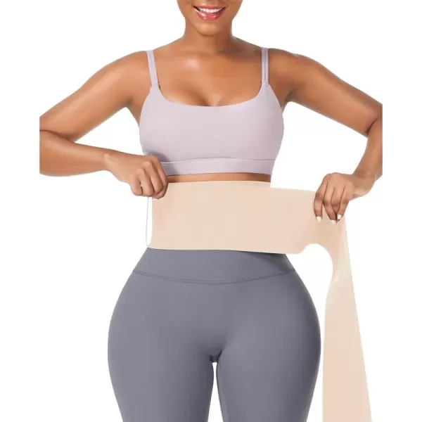 Waist Trainer Wrap for Women Tummy Control Waist Shaper with Loop)
