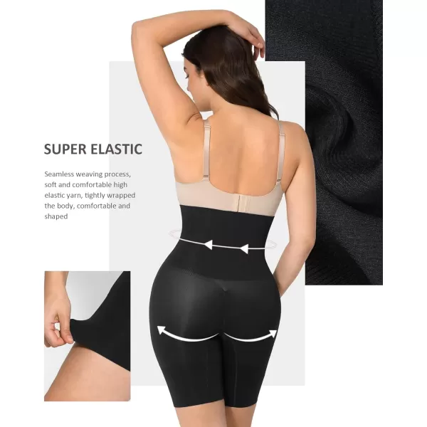 High Waisted Body Shaper Shorts Shapewear for Women Tummy Control Steel Bone Body Shaper Panties