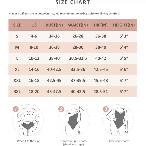 Shapewear Bodysuit Tummy Control V Neck Thong Body Shaper Deep Slim Going Out Tops Body Suits for Women