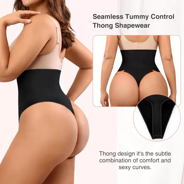 Tummy Control Shapewear Thong for Women Shaping Steel Bone Body Shaper Briefs Firm Control Slimming Panty
