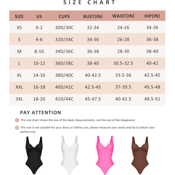 FeelinGirl Shapewear Bodysuits for Women Tummy Control Sweetheart Neck Thong Body Suits Corset Tops