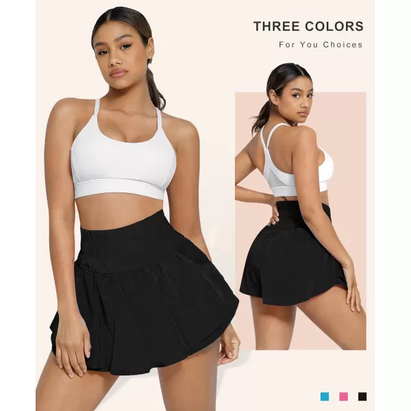 Womens High Waisted Athletic Skorts Quick Dry Gym Workout Skirt Tennis Golf Skirts for Girl with Pocket