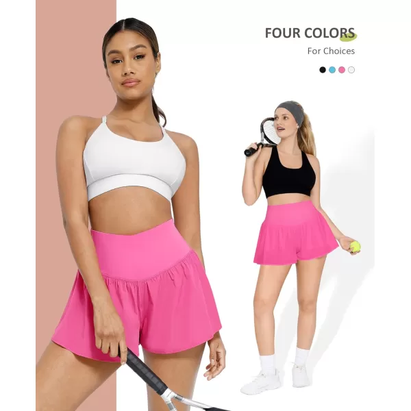 FeelinGirl Athletic Skorts for Women Workout Running Gym Shorts Tennis Golf Skirts for Girl with Pocket)
