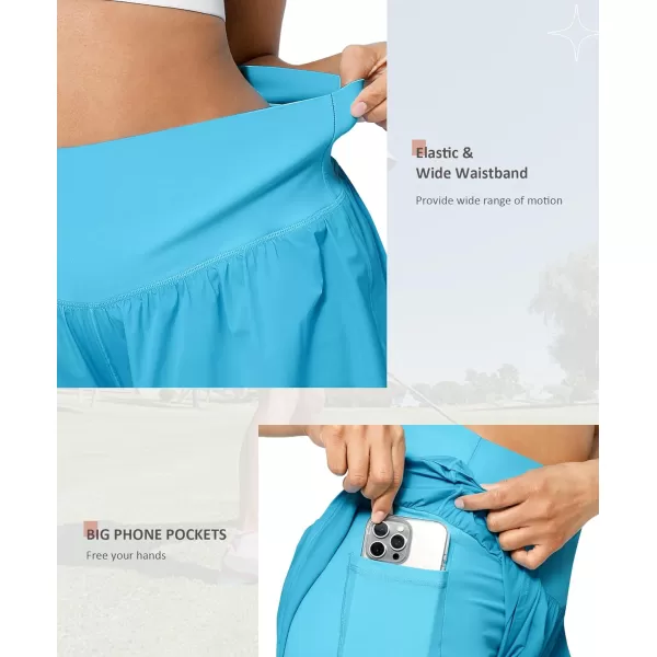 FeelinGirl Athletic Skorts for Women Workout Running Gym Shorts Tennis Golf Skirts for Girl with Pocket)