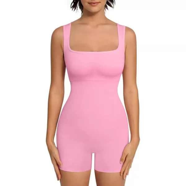 FeelinGirl Shapewear for Women Tummy Control Seamless Body Shaper Square Neck Bodysuit Full Body Shapewear