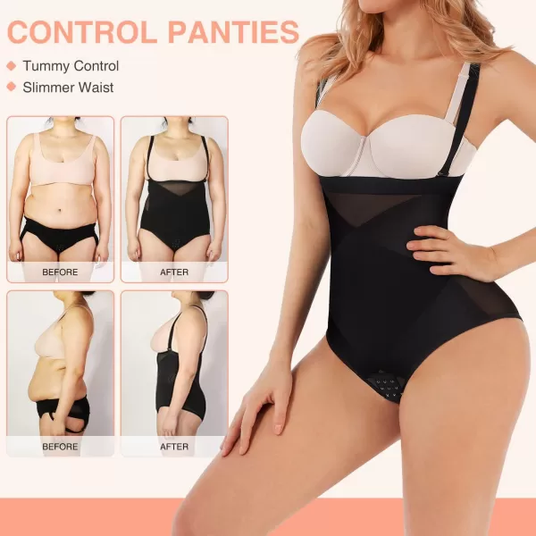 Tummy Control Faja Shorts Shapewear for Women Seamless Bodysuit Cross Compression Body Shaper