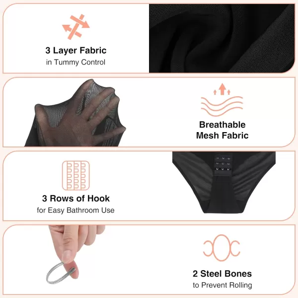 Tummy Control Faja Shorts Shapewear for Women Seamless Bodysuit Cross Compression Body Shaper