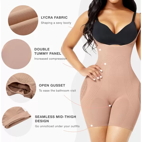 Fajas Colombianas Full Body Shaper for Women Tummy Control Butt Lifting Shapewear Post Surgery Compression Garment