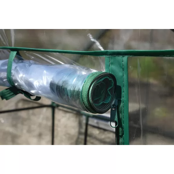 Miracle-Gro 23" x 17" x 57" All-Season 4-Tier Mini Grow House Outdoor or Backyard Easy Assembly Portable Greenhouse, Translucent
