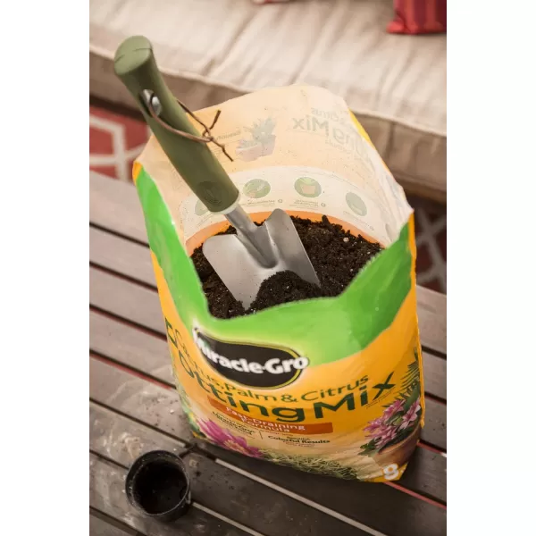 Miracle-Gro Cactus, Palm &amp; Citrus Soil - For Containers , Added Fertilizer Feeds for 6 Months, 8 qt.