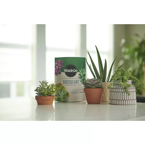 Miracle-Gro Houseplant Potting Mix: Fertilized, Perlite Soil for Indoor Gardening, Designed to Be Less Prone to Gnats, 4 qt.
