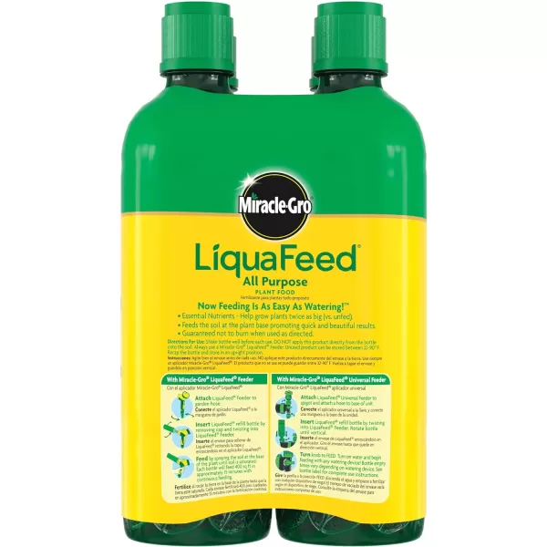 Miracle-Gro LiquaFeed All Purpose Plant Food Advance Starter Kit, One Bottle of Plant Fertilizer and One Feeder