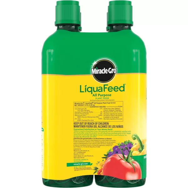Miracle-Gro LiquaFeed All Purpose Plant Food Advance Starter Kit, One Bottle of Plant Fertilizer and One Feeder