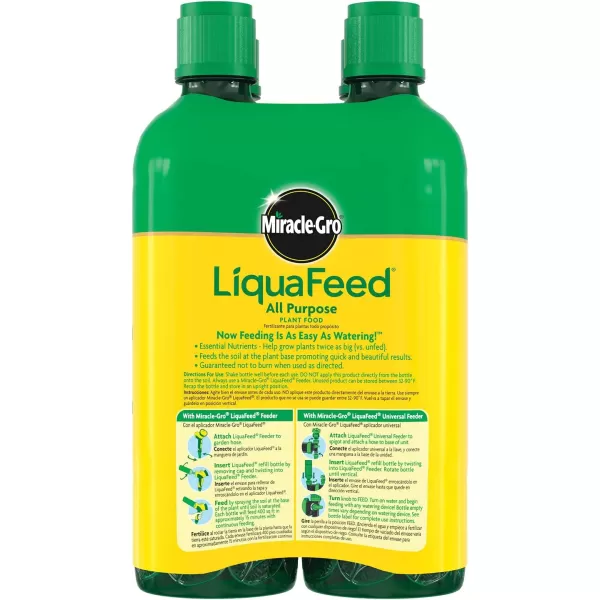 Miracle-Gro LiquaFeed All Purpose Plant Food Advance Starter Kit, One Bottle of Plant Fertilizer and One Feeder