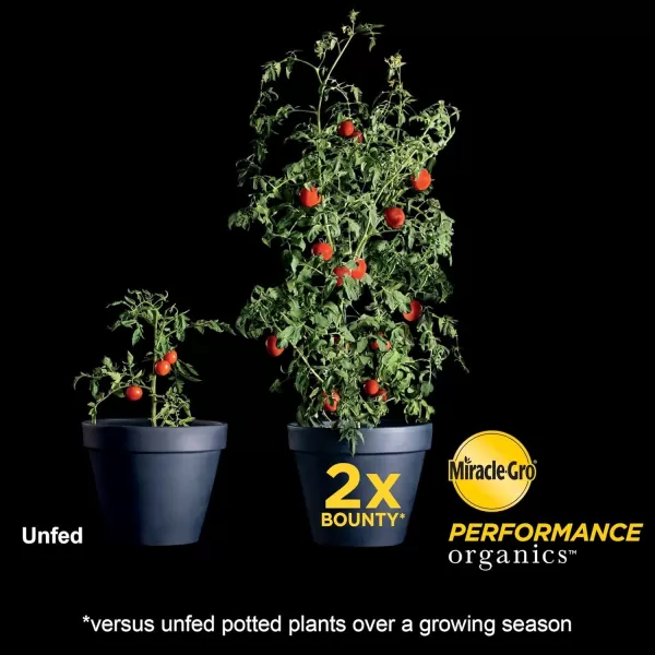 Miracle-Gro Performance Organics All Purpose Container Mix, 6 qt. - Organic, All Natural Plant Soil - Feed for up to 3 Months - All-Purpose Formula for Vegetables, Flowers and Herbs)