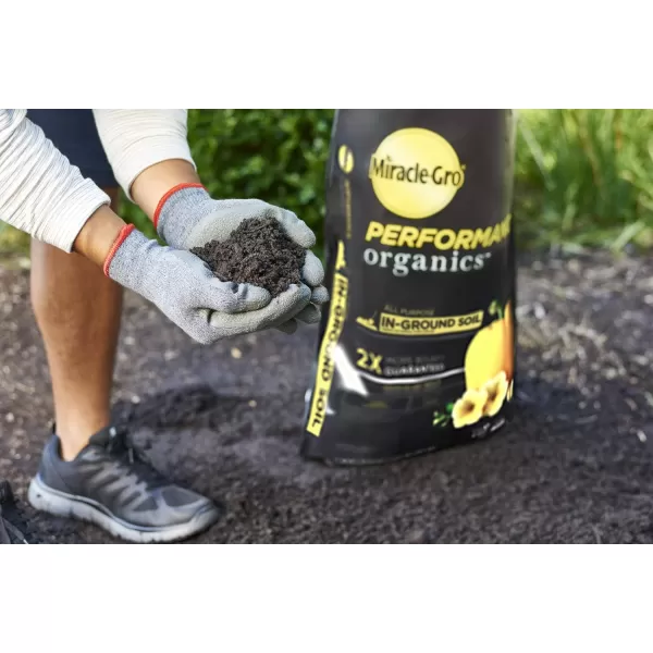 Miracle-Gro Performance Organics All Purpose Container Mix, 6 qt. - Organic, All Natural Plant Soil - Feed for up to 3 Months - All-Purpose Formula for Vegetables, Flowers and Herbs