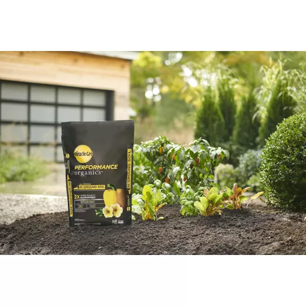 Miracle-Gro Performance Organics All Purpose Container Mix, 6 qt. - Organic, All Natural Plant Soil - Feed for up to 3 Months - All-Purpose Formula for Vegetables, Flowers and Herbs