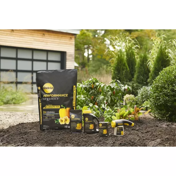 Miracle-Gro Performance Organics All Purpose Container Mix, 6 qt. - Organic, All Natural Plant Soil - Feed for up to 3 Months - All-Purpose Formula for Vegetables, Flowers and Herbs