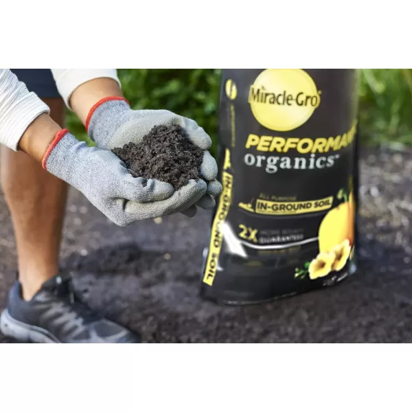 Miracle-Gro Performance Organics All Purpose Container Mix, 6 qt. - Organic, All Natural Plant Soil - Feed for up to 3 Months - All-Purpose Formula for Vegetables, Flowers and Herbs