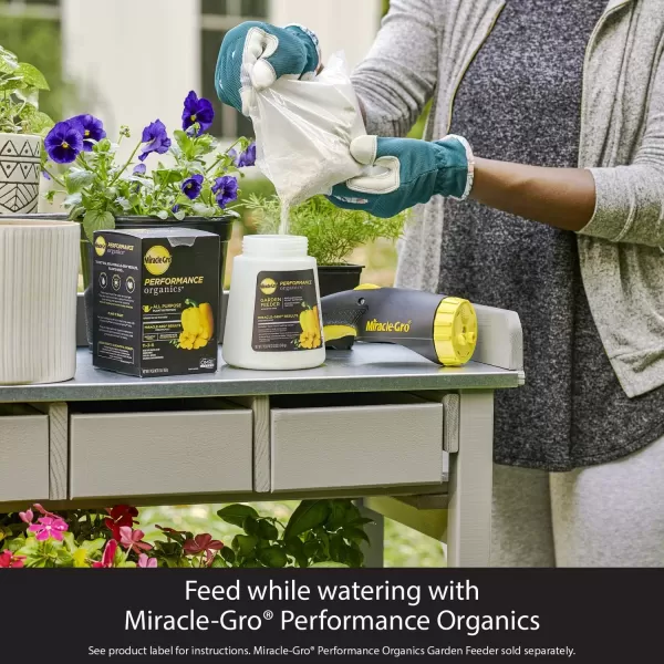 Miracle-Gro Performance Organics All Purpose Plant Nutrition, 1 lb. - All Natural Plant Food For Vegetables, Flowers and Herbs - Apply Every 7 Days For Best Results - Feeds up to 200 sq. ft.