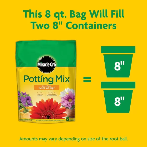 Miracle-Gro Potting Mix, 8 qt. )