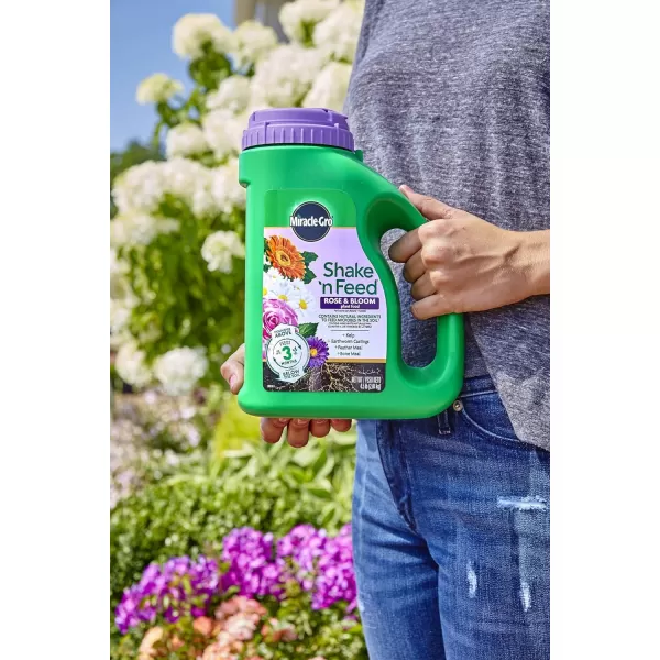 Miracle-Gro Shake 'N Feed Rose &amp; Bloom Plant Food, Plant Fertilizer, 4.5 lbs. 
