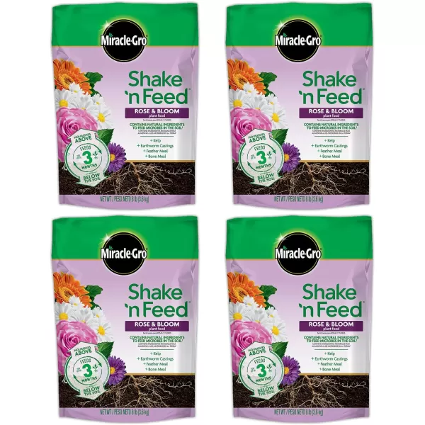 Miracle-Gro Shake 'N Feed Rose &amp; Bloom Plant Food, Plant Fertilizer, 4.5 lbs. 