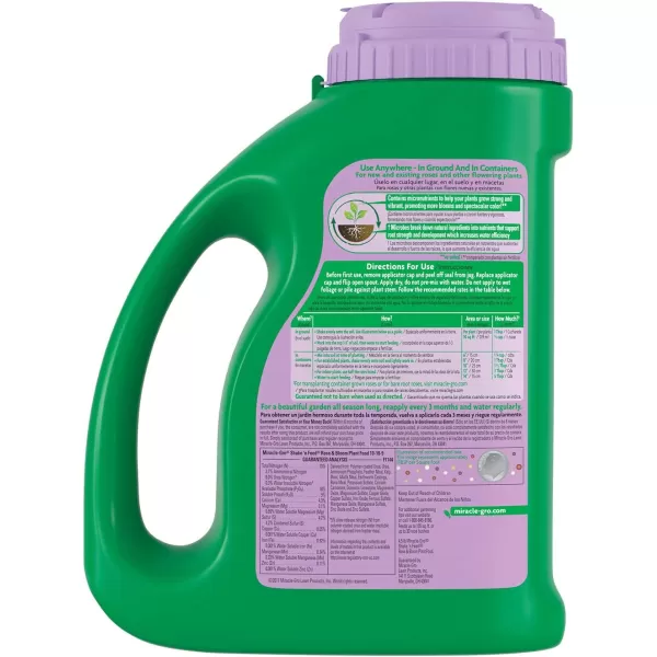 Miracle-Gro Shake 'N Feed Rose &amp; Bloom Plant Food, Plant Fertilizer, 4.5 lbs. 