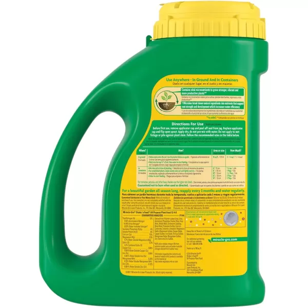 Miracle-Gro Shake 'n Feed Extended Boost, Fertilizer for Plants, Feeds Up to 6 Months, 3 lbs.
