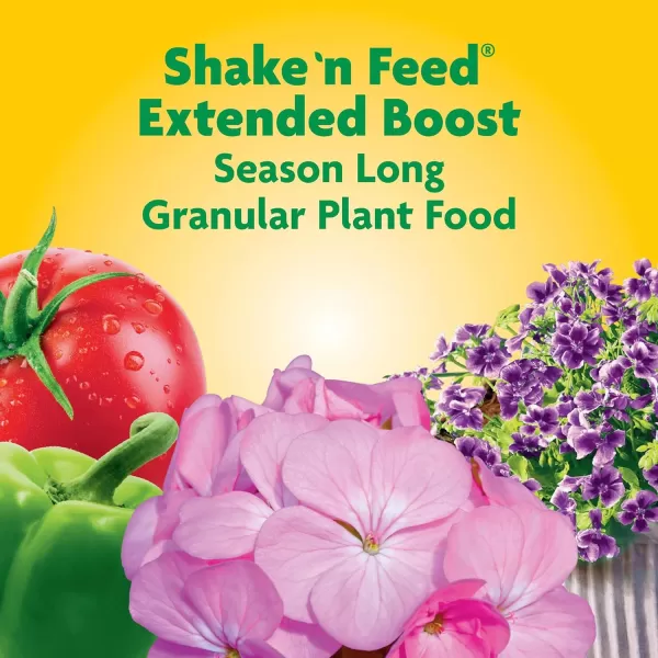Miracle-Gro Shake 'n Feed Extended Boost, Fertilizer for Plants, Feeds Up to 6 Months, 3 lbs.