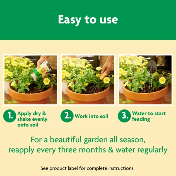 Miracle-Gro Shake 'n Feed Extended Boost, Fertilizer for Plants, Feeds Up to 6 Months, 3 lbs.