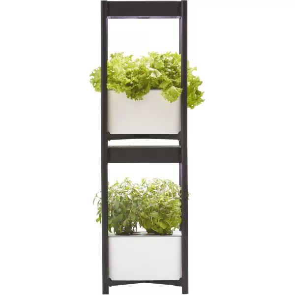 Miracle-Gro Twelve Indoor Growing System, Side Table with LED Grow Light for Year Round Gardening, Planter For Leafy Greens, Herbs &amp; Flowers