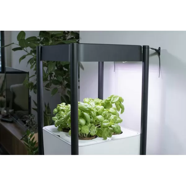 Miracle-Gro Twelve Indoor Growing System, Side Table with LED Grow Light for Year Round Gardening, Planter For Leafy Greens, Herbs &amp; Flowers