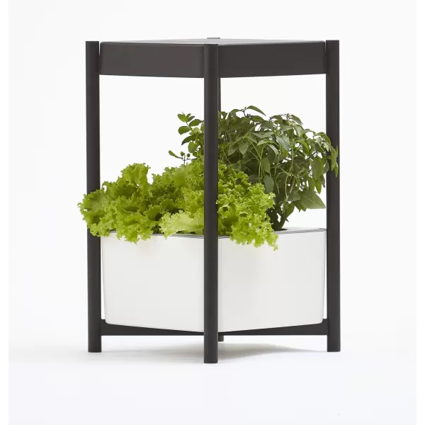 Miracle-Gro Twelve Indoor Growing System, Side Table with LED Grow Light for Year Round Gardening, Planter For Leafy Greens, Herbs &amp; Flowers