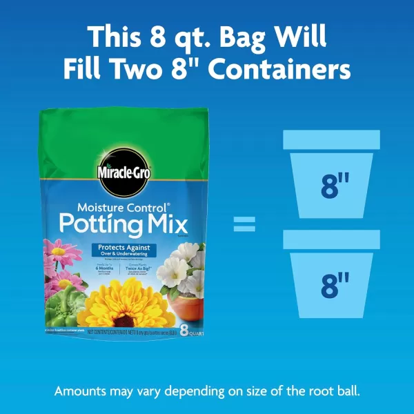 Miracle-Gro VB300519 Potting Mix, 8 qt. )