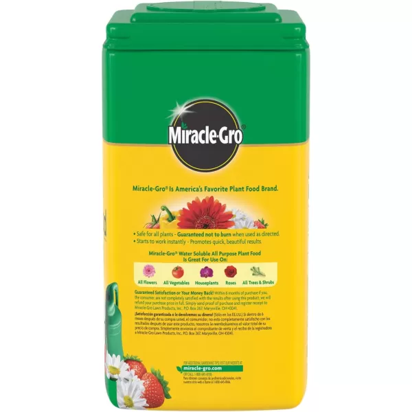Miracle-Gro Water Soluble All Purpose Plant Food, Fertilizer for Indoor or Outdoor Flowers, Vegetables or Trees, 10 lbs.