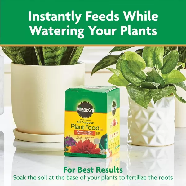 Miracle-Gro Water Soluble All Purpose Plant Food, Fertilizer for Indoor or Outdoor Flowers, Vegetables or Trees, 10 lbs.