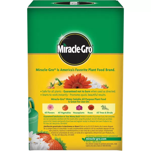 Miracle-Gro Water Soluble All Purpose Plant Food, Fertilizer for Indoor or Outdoor Flowers, Vegetables or Trees, 10 lbs.