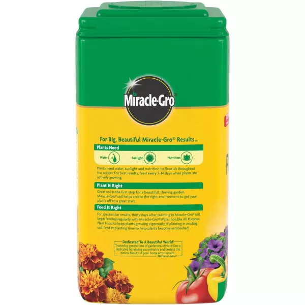 Miracle-Gro Water Soluble All Purpose Plant Food, Fertilizer for Indoor or Outdoor Flowers, Vegetables or Trees, 10 lbs.