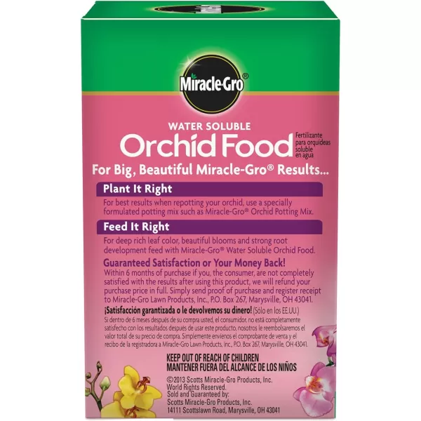 Miracle-Gro Water Soluble Orchid Food, Plant Fertilizer, 8 oz.