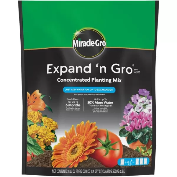 Miracle-Gro Expand 'n Gro Concentrated Planting Mix 0.33 CF)