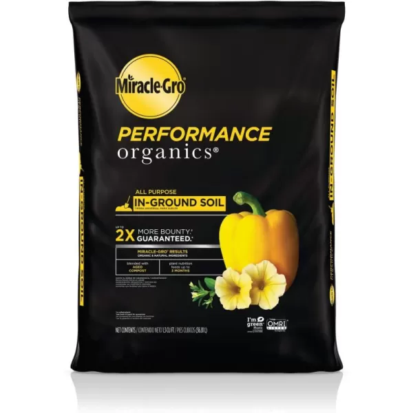 Miracle-Gro Performance Organics All Purpose Container Mix, 6 qt. - Organic, All Natural Plant Soil - Feed for up to 3 Months - All-Purpose Formula for Vegetables, Flowers and Herbs