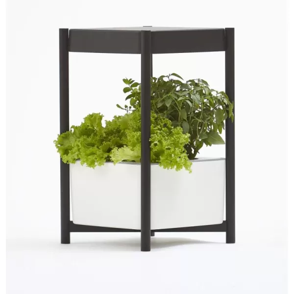 Miracle-Gro Twelve Indoor Growing System, Side Table with LED Grow Light for Year Round Gardening, Planter For Leafy Greens, Herbs &amp; Flowers