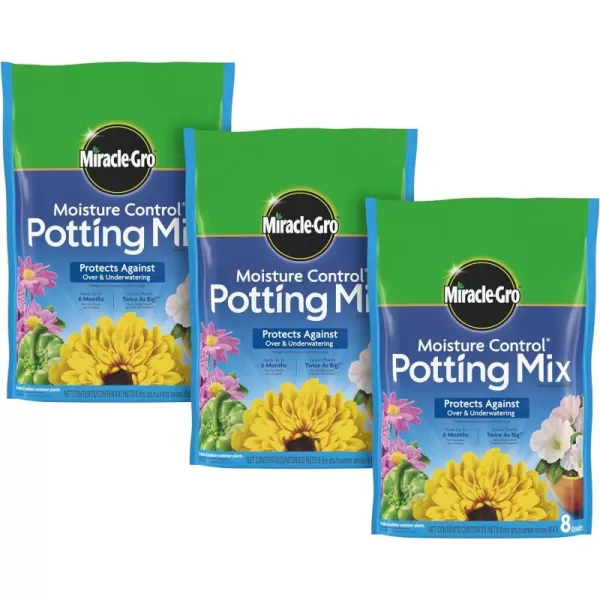 Miracle-Gro VB300519 Potting Mix, 8 qt. )