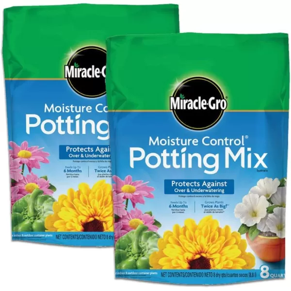 Miracle-Gro VB300519 Potting Mix, 8 qt. )