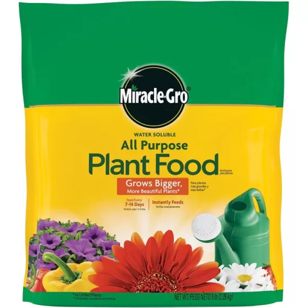Miracle-Gro Water Soluble All Purpose Plant Food, Fertilizer for Indoor or Outdoor Flowers, Vegetables or Trees, 10 lbs.