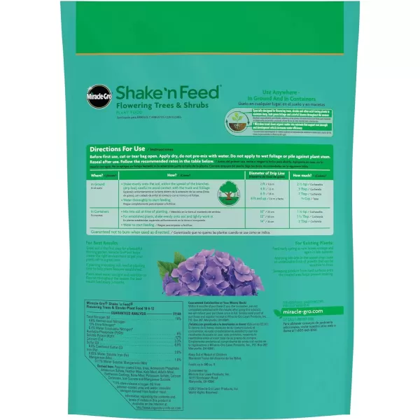 Miracle-Gro Shake 'N Feed Flowering Trees and Shrubs Plant Food