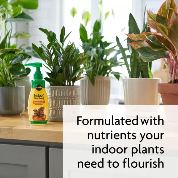 Miracle-Gro Indoor Plant Food , 8 oz., Instantly Feeds All Indoor Houseplants Including Edibles, 2-Pack