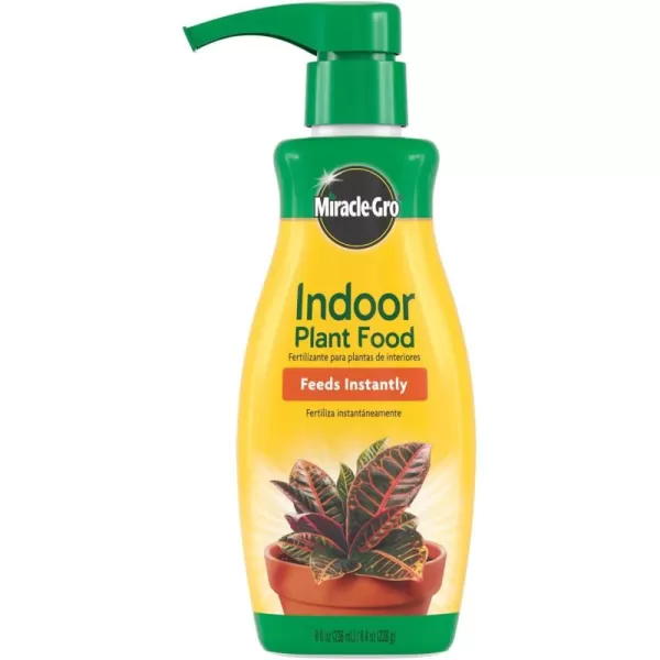 Miracle-Gro Indoor Plant Food , 8 oz., Instantly Feeds All Indoor Houseplants Including Edibles, 2-Pack