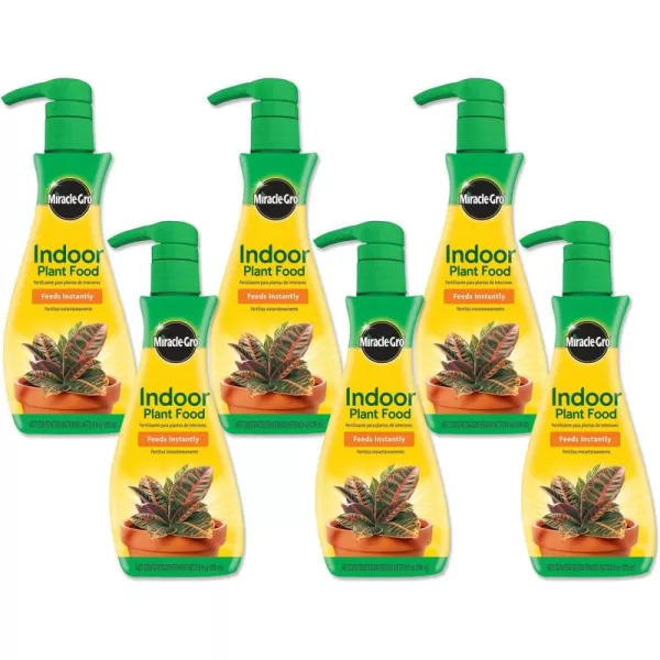 Miracle-Gro Indoor Plant Food , 8 oz., Instantly Feeds All Indoor Houseplants Including Edibles, 2-Pack